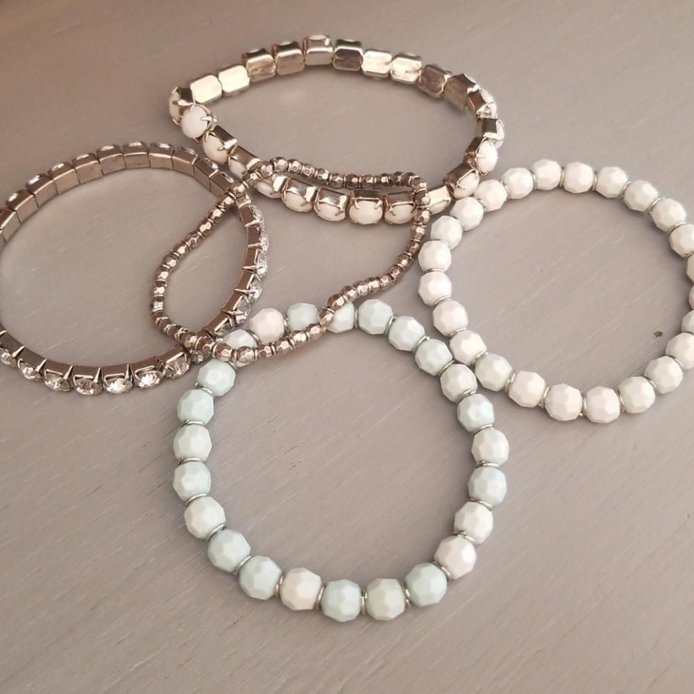 2 for $10 EUC set of 5 Stretch Bracelets